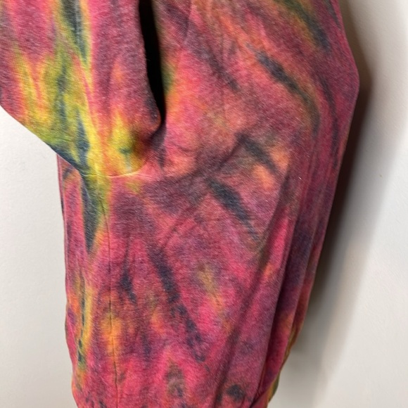 NWOT Aviator Nation HAND DYED CREW SWEATSHIRT - TIE DYE MULTI XS - Picture 7 of 11